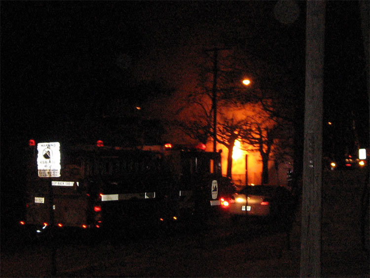 store on fire